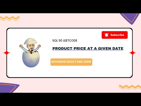 1164  Product Price at a Given Date | LEETCODE SQL 50 | INTERVIEW SQL QUESTION