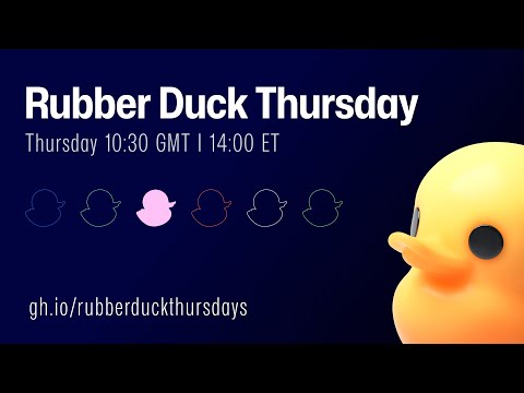 Rubber Duck Thursday