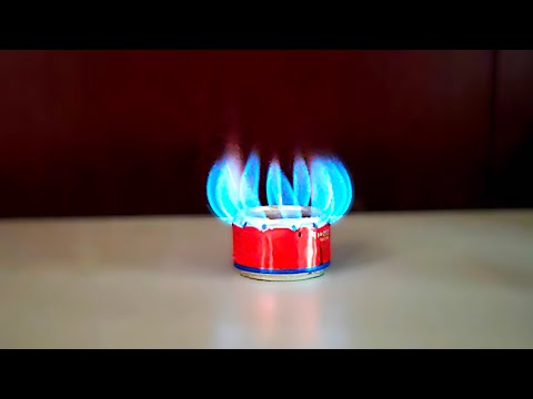 How to Make a simple alcohol stove | DIY Turbo Alcohol Stove | Science Project