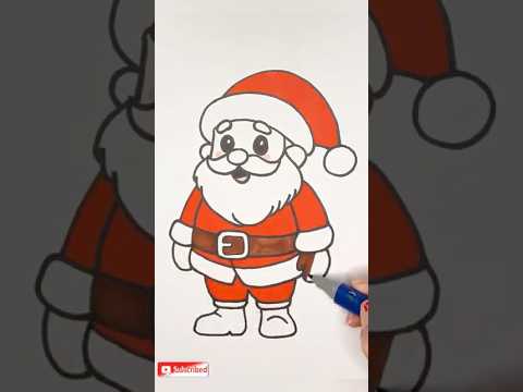 How to draw Santa Claus 🎅🎨🖌️