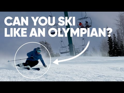 How does a regular skier compare to a Olympic Gold Medalist? | The Carv Edge Angle Challange