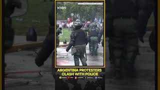 Argentina Protesters Clash With Police | WION Shorts