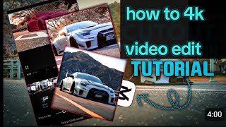 How to EDIT 4k video 🎦 || capcut se video hd kaise kare|| capcut pro video HD #youtube #suscribe #4k