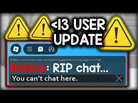 Roblox is REMOVING Chat For Under 13 Users...