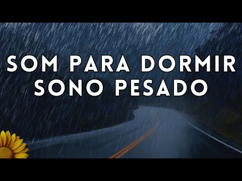 SUPER Gravação,  SOM para DORMIR  SONO Pesado: BARULHO de CHUVA e TROVÕES