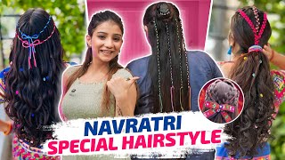 Navratri Special Hairstyle ❤️