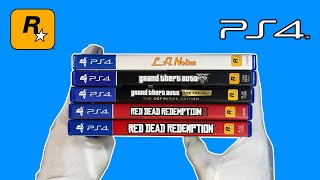 Every Rockstar Games on Playstation 4 (GTA5, Red Dead Redemption, etc) + Gameplay