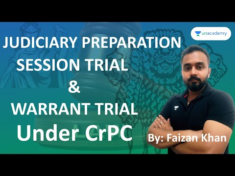 Judiciary Preparation | Session Trial and Warrant Trial under CrPC | By Faizan Sir