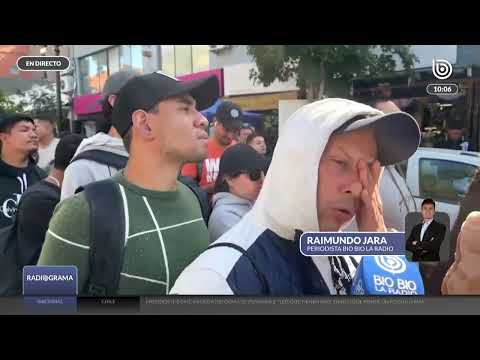 Caos en el Estadio Victor Jara por enrolamiento de migrantes