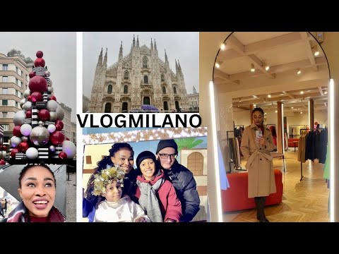 INTERRACIAL FAMILY VLOGMAS CRI SCHOOL PARTY VISIT MILANO