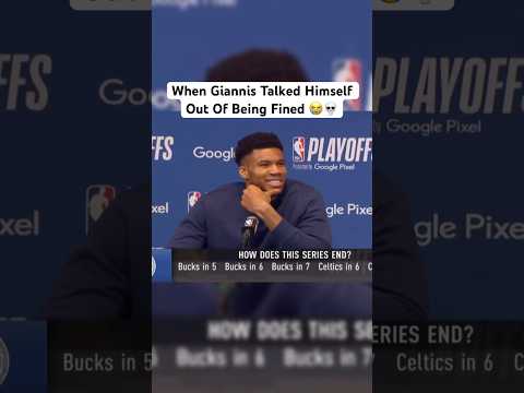 Giannis Talked Himself Out Of Being Fined