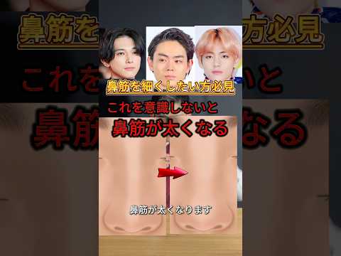 【鼻筋が太くなりたくない人はみて！！】鼻筋を細くする方法！！イケメン俳優を研究して分かったこと！