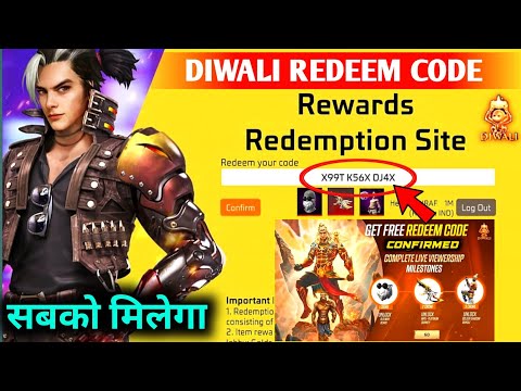 Diwali New Redeem Code Free Fire | Free Fire Diwali Music Video Redeem Code | Free Fire Redeem code