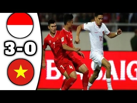 Vietnam (0) vs (3) Indonesia | KUALIFIKASI PIALA DUNIA 2026  Terbaru Selasa 26 Maret 2024