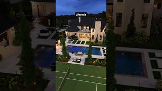 "Luxury Mansion Tour: Stunning Pool, Tennis Court & Dream Living"