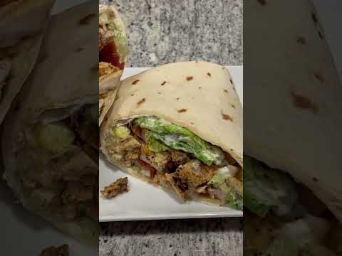 Bacon Chicken Ranch Wrap.         Remember to Like and Subscribe to my Channel