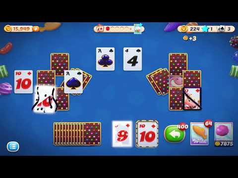 Candy Crush Solitaire Level 573 - NO BOOSTERS GAMEPLAY 🍬🃏 | SKILLGAMING ✔️