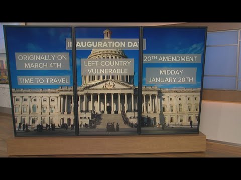 Why does inauguration always take place on Jan. 20?