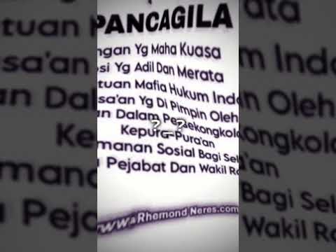 SIAPA YG BUAT PANCASILA MENJADI PANCAGILA!!!!