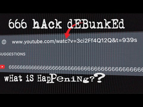 YouTube URL Rabbit Hole "watc" DEBUNKED (The Return of Username 666) Don't delete h...