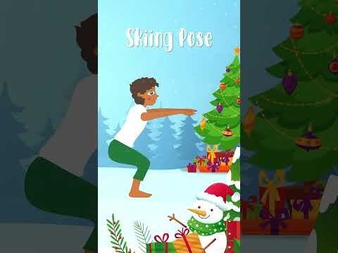 Santa Claus is coming to town! But before that let’s try these yoga poses #yogaforkids #yogaguppy