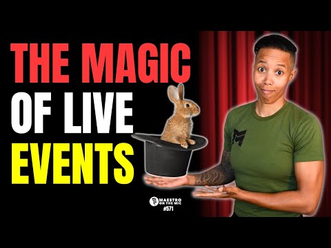 The Number 1 Reason To Go To A Live Event | Maestro On The Mic #571