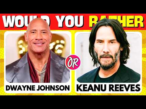 Would You Rather? Male Celebrities Edition 🎆🥳️ | Random Quizzes