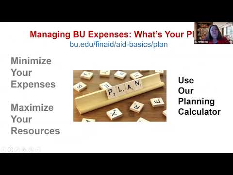 BU Financial Aid Virtual Event 3-30-20