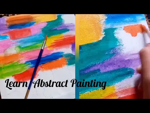 dynamic acrylic painting art||abstract art for decor||learn step by step |home decoration ideas