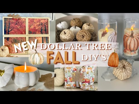 🍂 DOLLAR TREE FALL DIY 2023 | EASY HIGH END NEW DECOR 2023 | Dollar Tree Fall Crafts 🍂