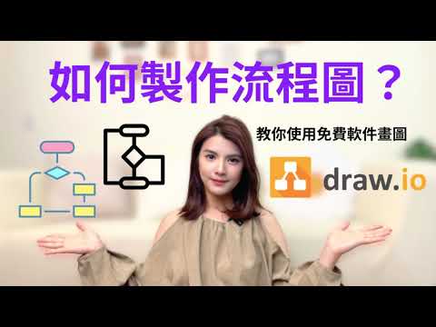 如何製作流程圖？ 流程圖圖形的意義，使用draw.io繪製流程圖（1/2）