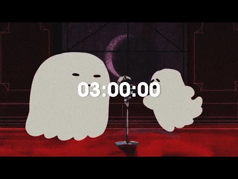 의외로 집중 잘 되는 유령송 모음👻 【3시간 뽀모도로 타이머｜모트모트｜공부할 때｜시험기간】