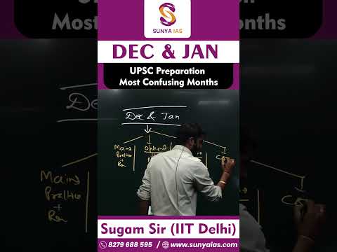 PLAN THE MOST CONFUSING MONTHS || UPSC CSE 2025 || Prelims 2025 | UPSC | Sunya IAS