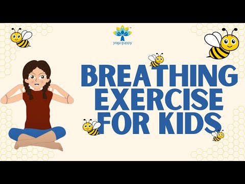 Breathe like a Bee | Humming Breath | Calming Breathing Exercise for Kids | Brahmari | Yoga Guppy