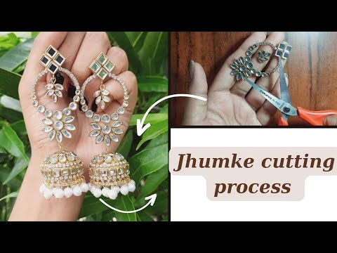 Jhumke Cutting process | Diy Jhumke | Tutorial | Diy Crafts with Minnie