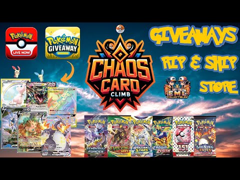 🔴Live🔴Celebrating With CCC Free Pokémon Card Giveaways | Rip & Ship, Mystery Packs!