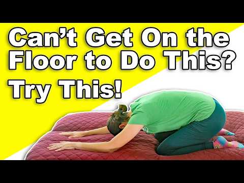 Easy Back Pain Relief Stretch Without Getting on the Floor!