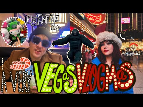 FREMONT ST FRENZY! Vegas Vlogmas PART 1