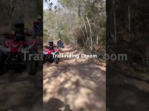 Trail riding Croom atv park #trx450r #croom #atv #track #trx250r