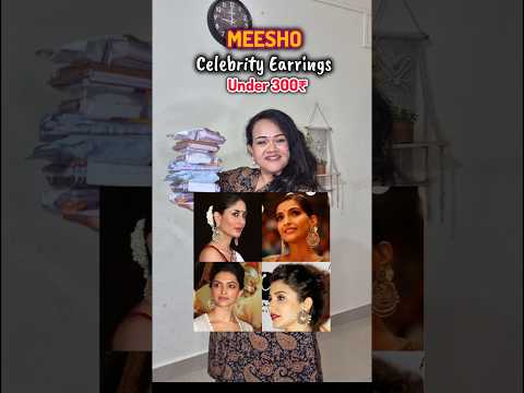 Part 3| Celebrity Earrings Under 300₹ #fashion #meesho #trending #Viral