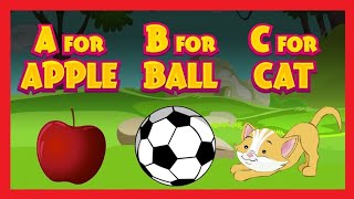 A for Apple B for Ball C for Cat |English Alphabet For Kids|Phonics Sound|Abcd|A for Apple New Video