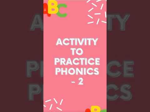 Phonics Activity for kids | 3 letter word practice | Learning to read