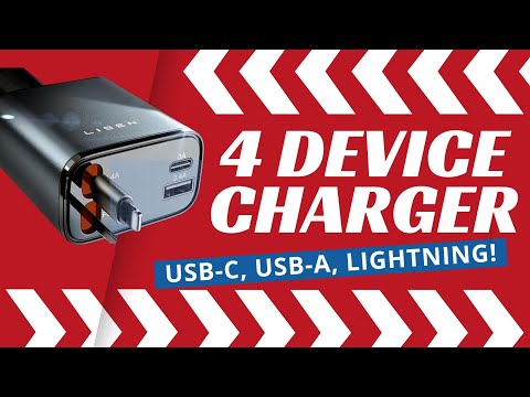 Charge Everything with the Lisen Retractable 69W 4x Car Charger