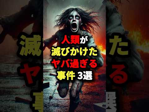 人類が滅びかけたヤバ過ぎる事件3選　#都市伝説