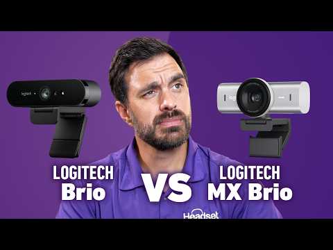 Logitech MX Brio vs Brio Video and Mic Test