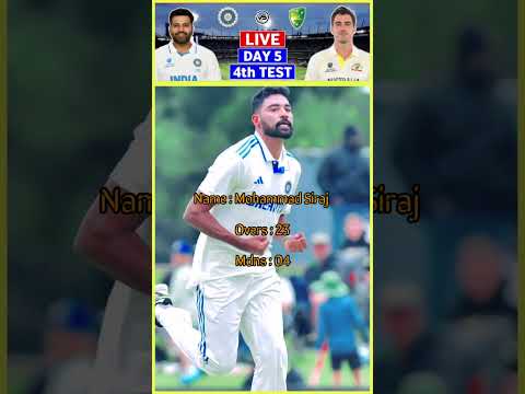 Mohammad siraj | 2nd inning 4th Test #trendingshorts