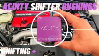 INCREASE your Shifter Quality and Performance. (Acuity Shifter Bushings install into the Type R