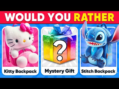 Would You Rather...? MYSTERY Gift Edition 🎁🎒 School Edition