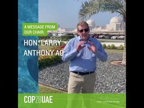 Our Chairman Hon Larry Anthony's Message from the Barakah Nuclear Power Plant in the UAE