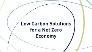 Low Carbon Solutions for a Net Zero Economy